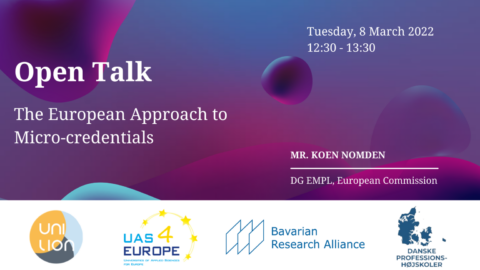 Open Talk on The European Approach to Micro-credentials