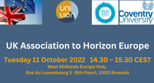 UnILiON Open Talk on UK Association to Horizon Europe