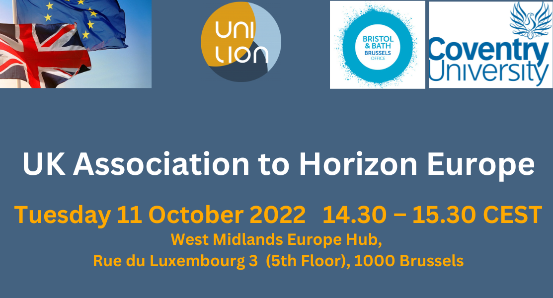 UnILiON Open Talk on UK Association to Horizon Europe