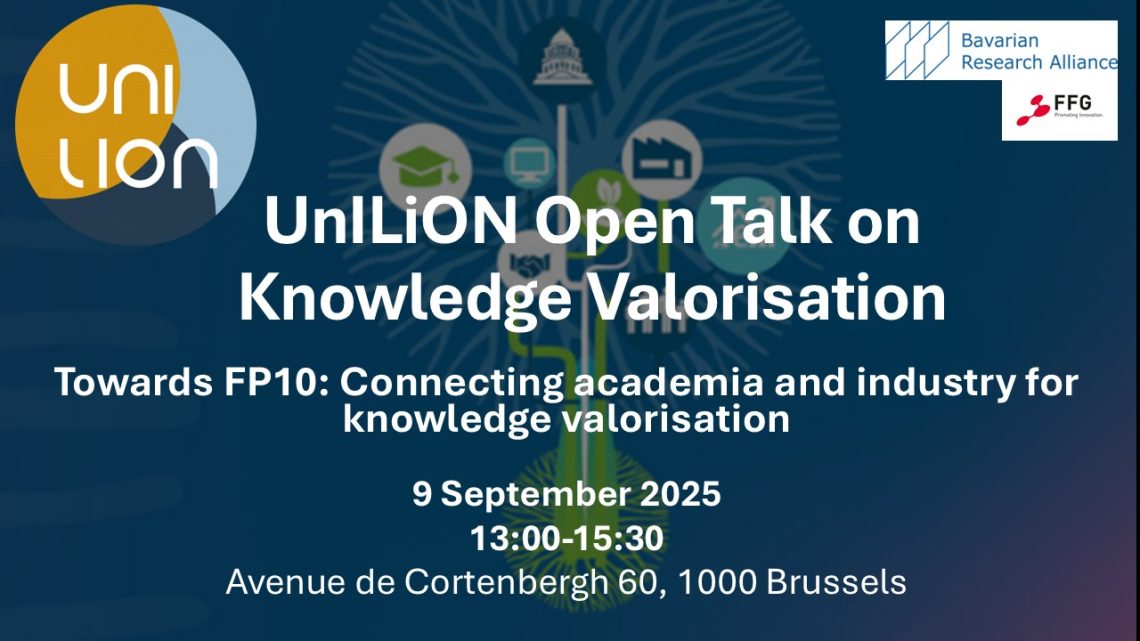 UnILiON Open Talk on Knowledge Valorisation Towards FP10: Connecting Academia and Industry for Knowledge Valorisation